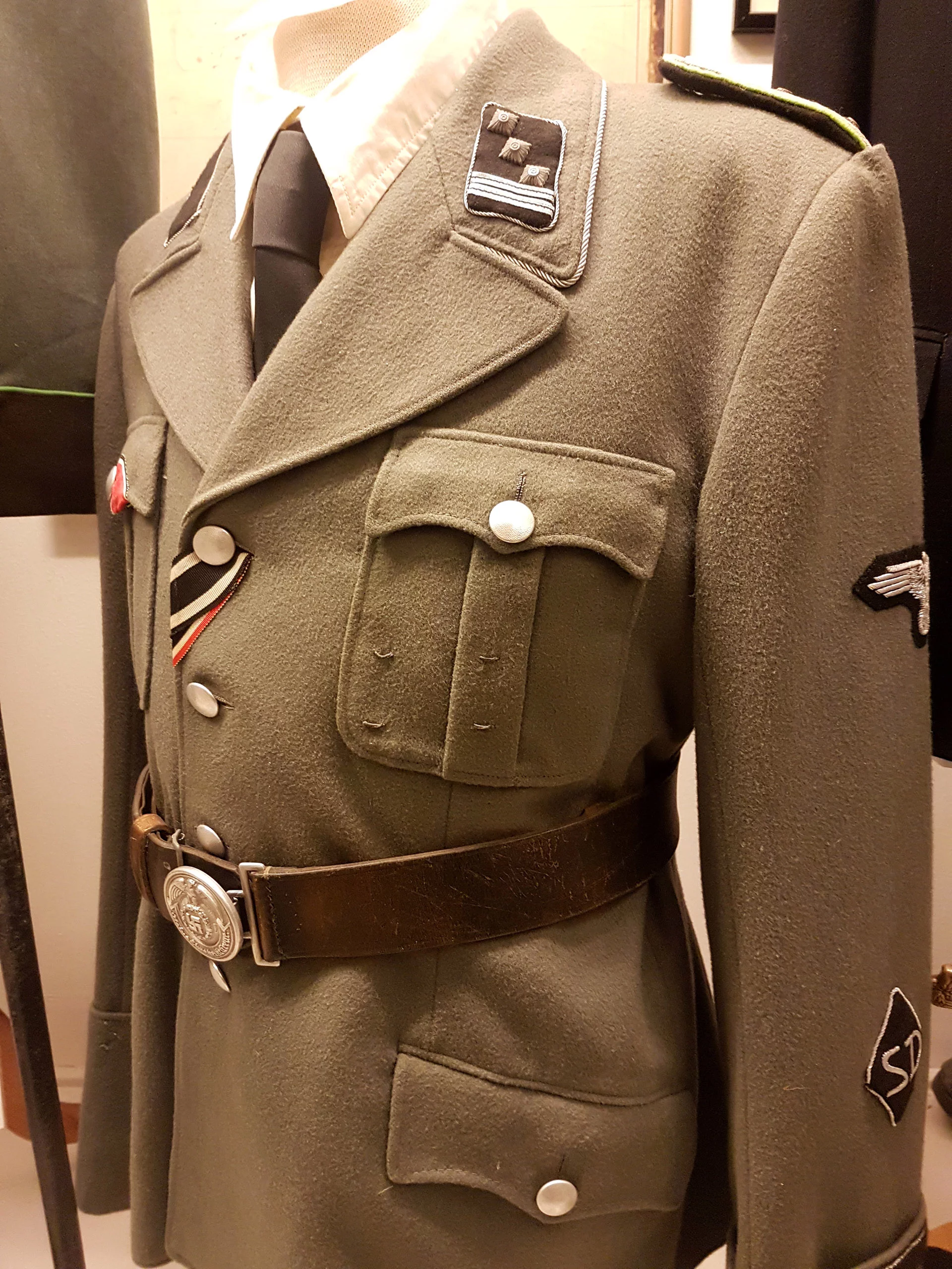 Jakken til Weiner. SS mann i Sicherheitsdienst
