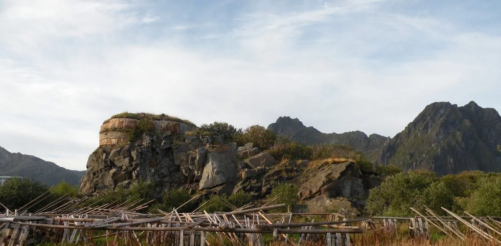 Komandobunker for Kuba festning ved Svolvær