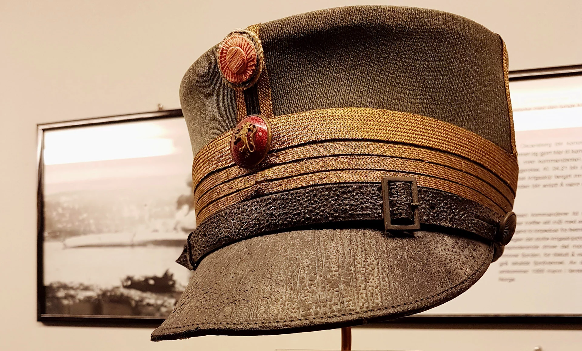 Oberst Birger Eriksens kepi fra 1940 -