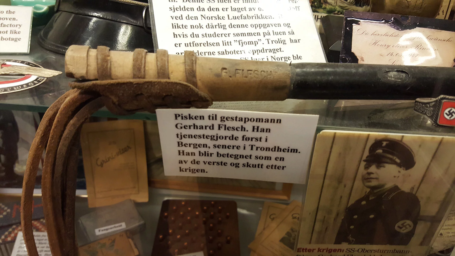 Pisken til gestapomannen Flesch - Rinnans sjef