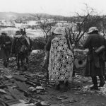 Tysk fremrykking 1940 m knipplingsduk